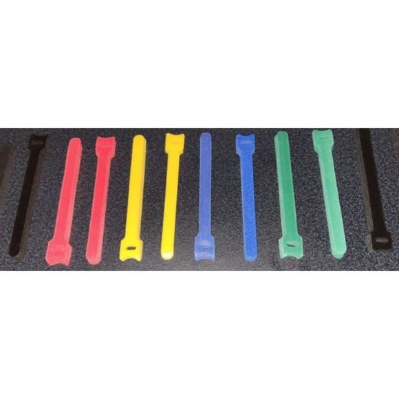 120PCS Reusable Fastening Cable Ties, Adjustable 6-Inch Cord Organizer Ties - Picture 2 of 2